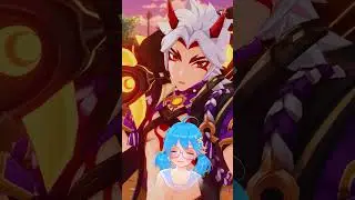 VTuber Hangs Out With Genshin Characters?