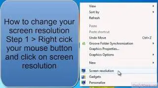 Change your screen resolution