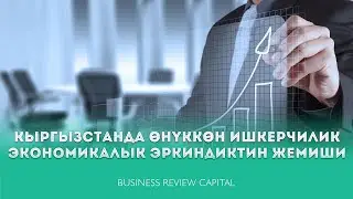 Кыргызстанда өнүккөн ишкерчилик – экономикалык эркиндиктин жемиши