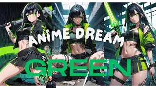 #AI 4K merald Fury : Neon Queen Unleashes Cyberpunk Chaos! #cyberpunkbabe #animeaction