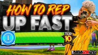 The #1 BEST REP METHOD in NBA 2K26! The FASTEST WAY TO HIT TOP 10! HOW TO REP UP FAST NBA 2K26!