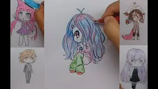 Моя мама рисует Гачу!!!  Мама и Gacha life совместимы!