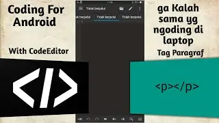 coding di android | paragraf pada html
