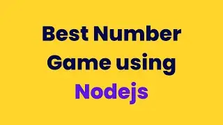 Best Number Game using Nodejs