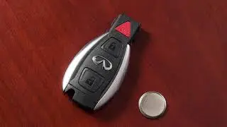 Замена батарейки в ключе INFINITI QX30