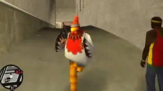Bird commits crimes in GTA LCS