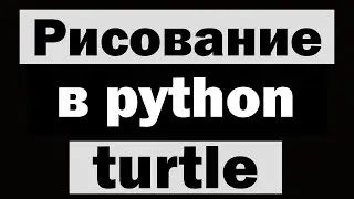 Рисование в python (питон) | Модуль turtle