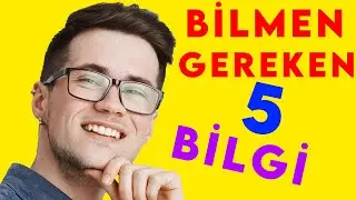 YOUTUBERLARIN BİLMESİ GEREKEN 5 HARİKA BİLGİ - KANAL GELİŞTİRME