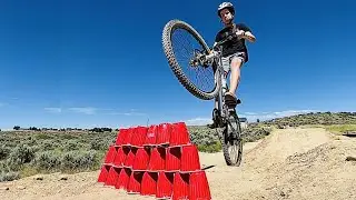 Highest Jump Wins | Mountain Bike Battle