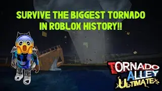 SURVIVE THE BIGGEST TORNADO IN ROBLOX HISTORY! (Roblox)