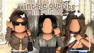 *AESTHETIC* roblox VINTAGE outfits | w codes + links| peachytea
