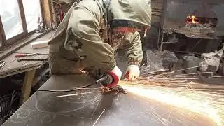 зачистка сварочного шва болгаркой