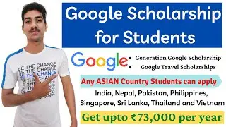 Google Free Scholarship for Students |Generation Google Scholarship 2021| Google Scholarship