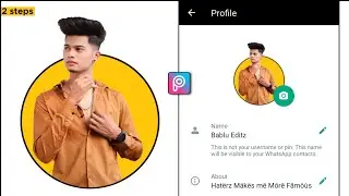 3D profile editing in Picsart || PicsArt Profile photo editing  || Whatsapp Dp photo editing