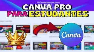 COMO FAZER uma ASSINATURA de ESTUDANTE no CANVA (CANVA PRO para ESTUDANTE) 👑✅️
