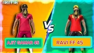 1vs1 custom ROM _RAVI FF45 vs AJIT GAMAR 45 _my game play 😈 #viral video #subscribe 😈#garenafreefire